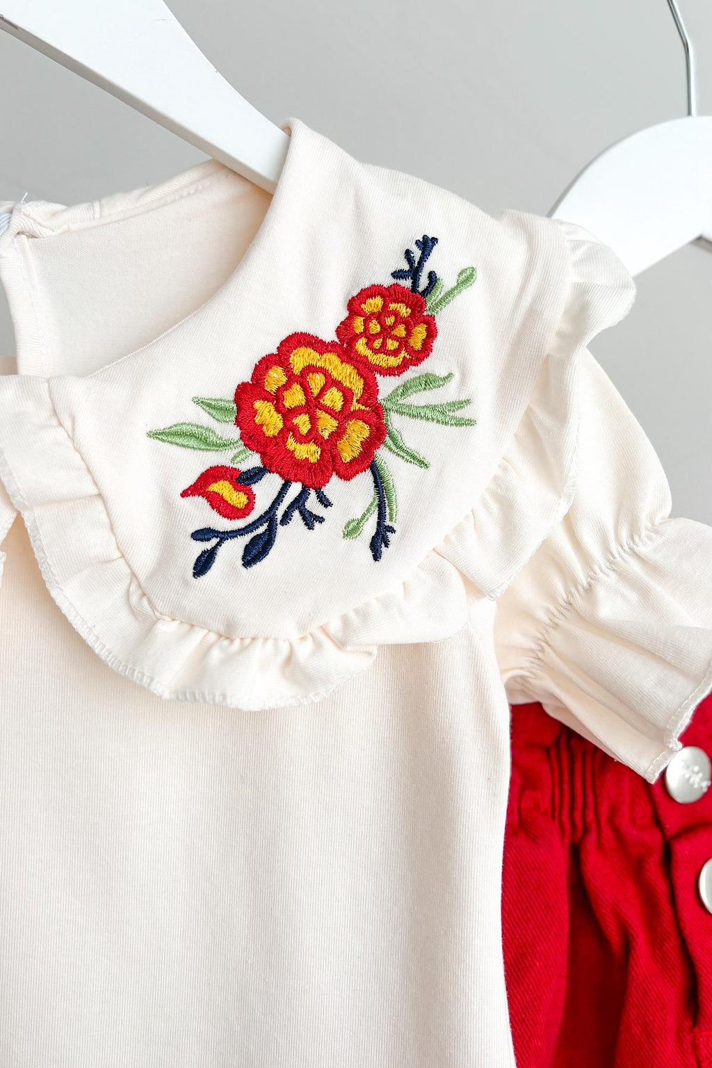 Kız Çocuk Kot Etekli Takım