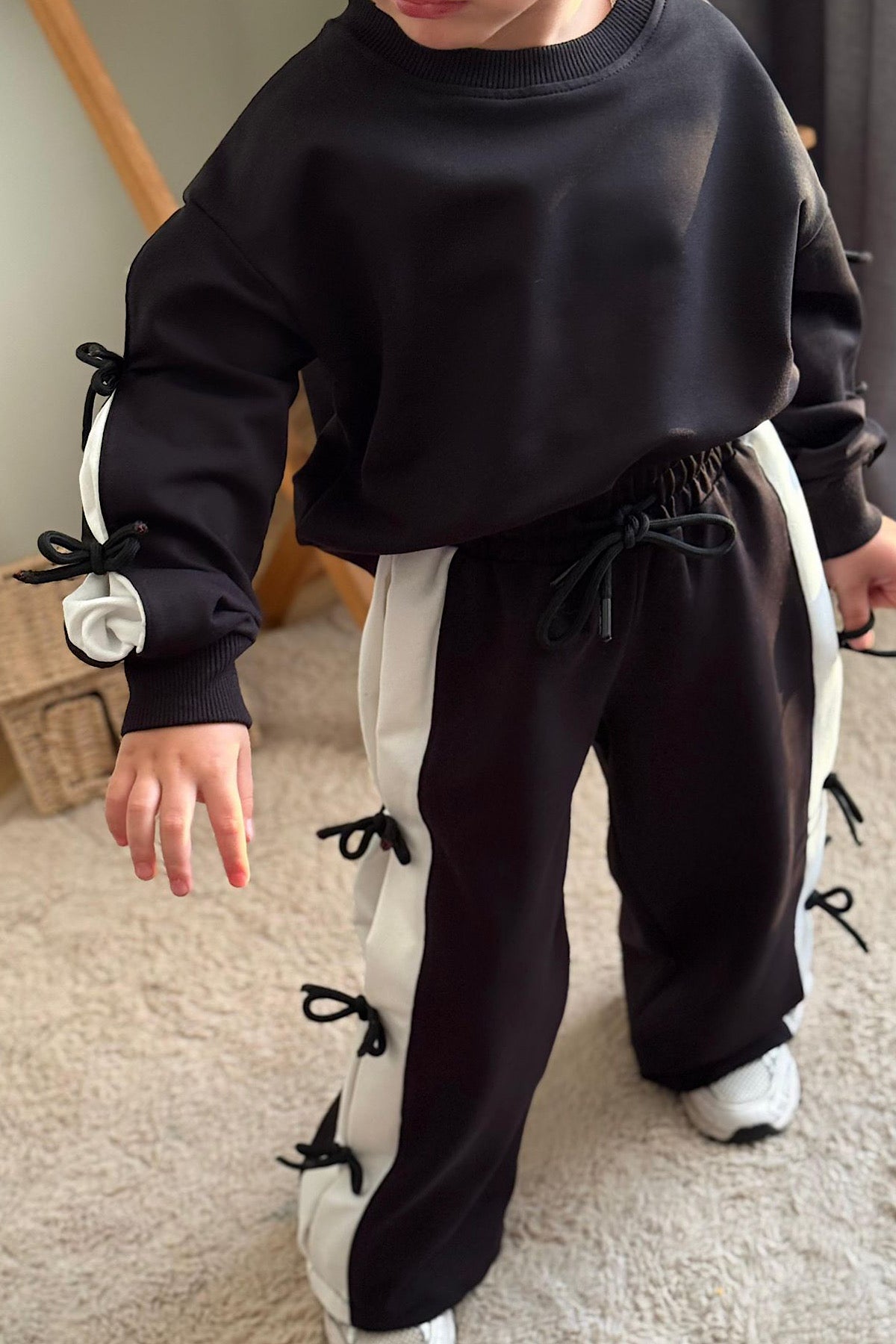 Kız Çocuk Kurdele Detay Takım