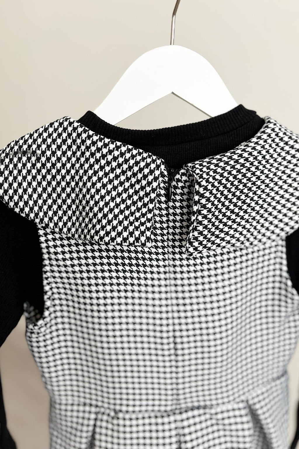 Kız Çocuk Kaz Ayağı Elbise