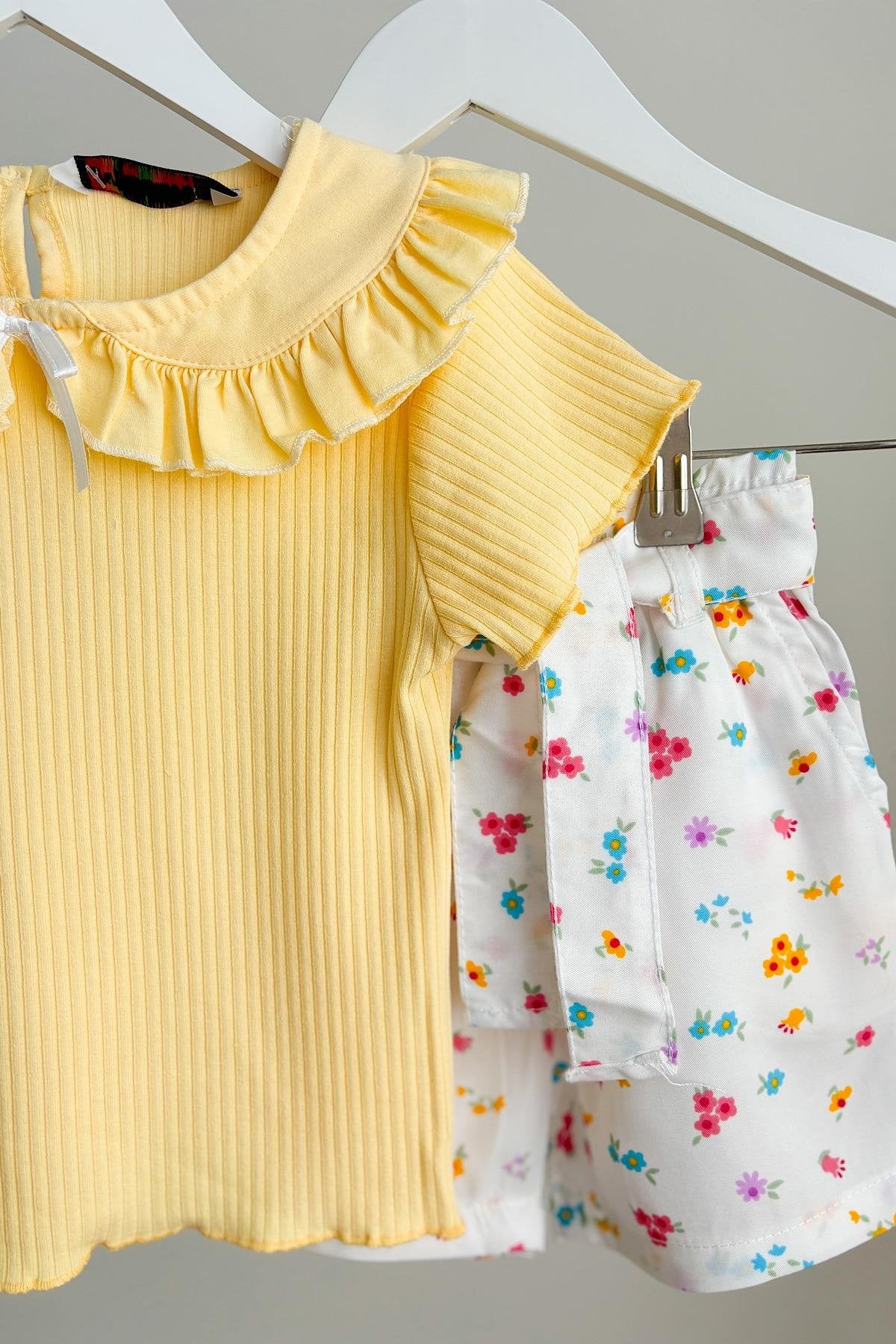 Kız Çocuk Şortlu Takım