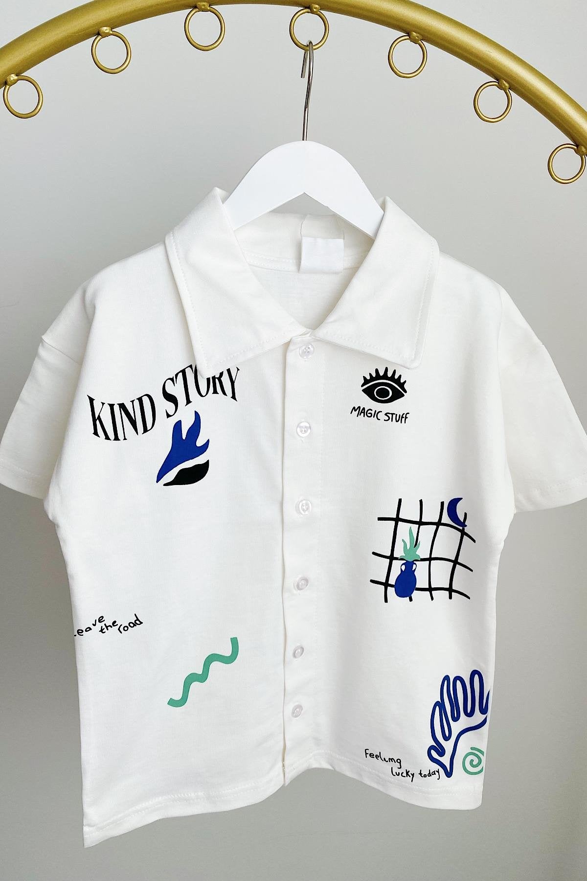 Erkek Çocuk Kısa Kol Gömlek