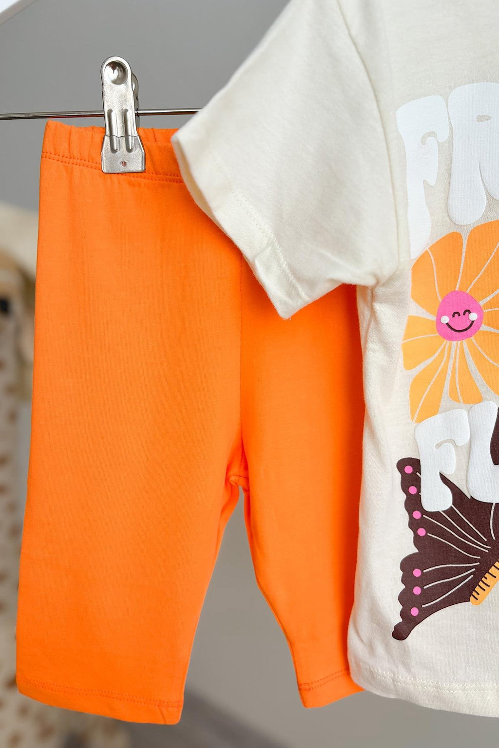 Kız Çocuk Biker Taytlı Takım