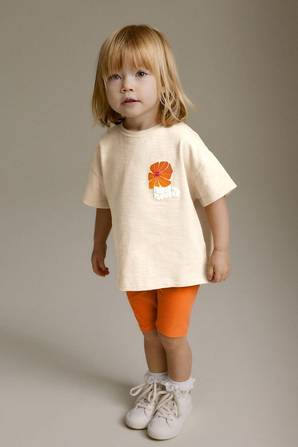 Kız Çocuk Biker Taytlı Takım