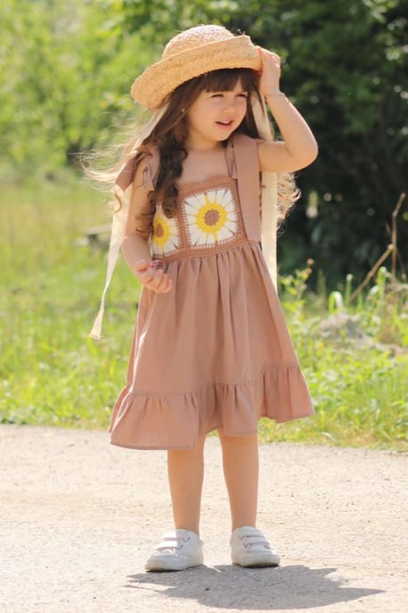 Kız Çocuk Dokuma Elbise