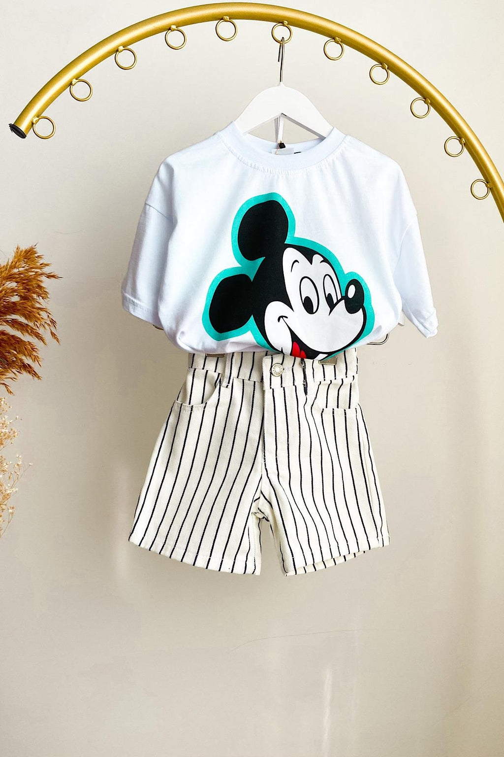 Erkek Çocuk Kot Şort Takım