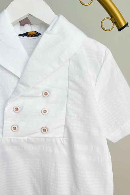 Erkek Çocuk Poplin Gömlek Şortlu Takım