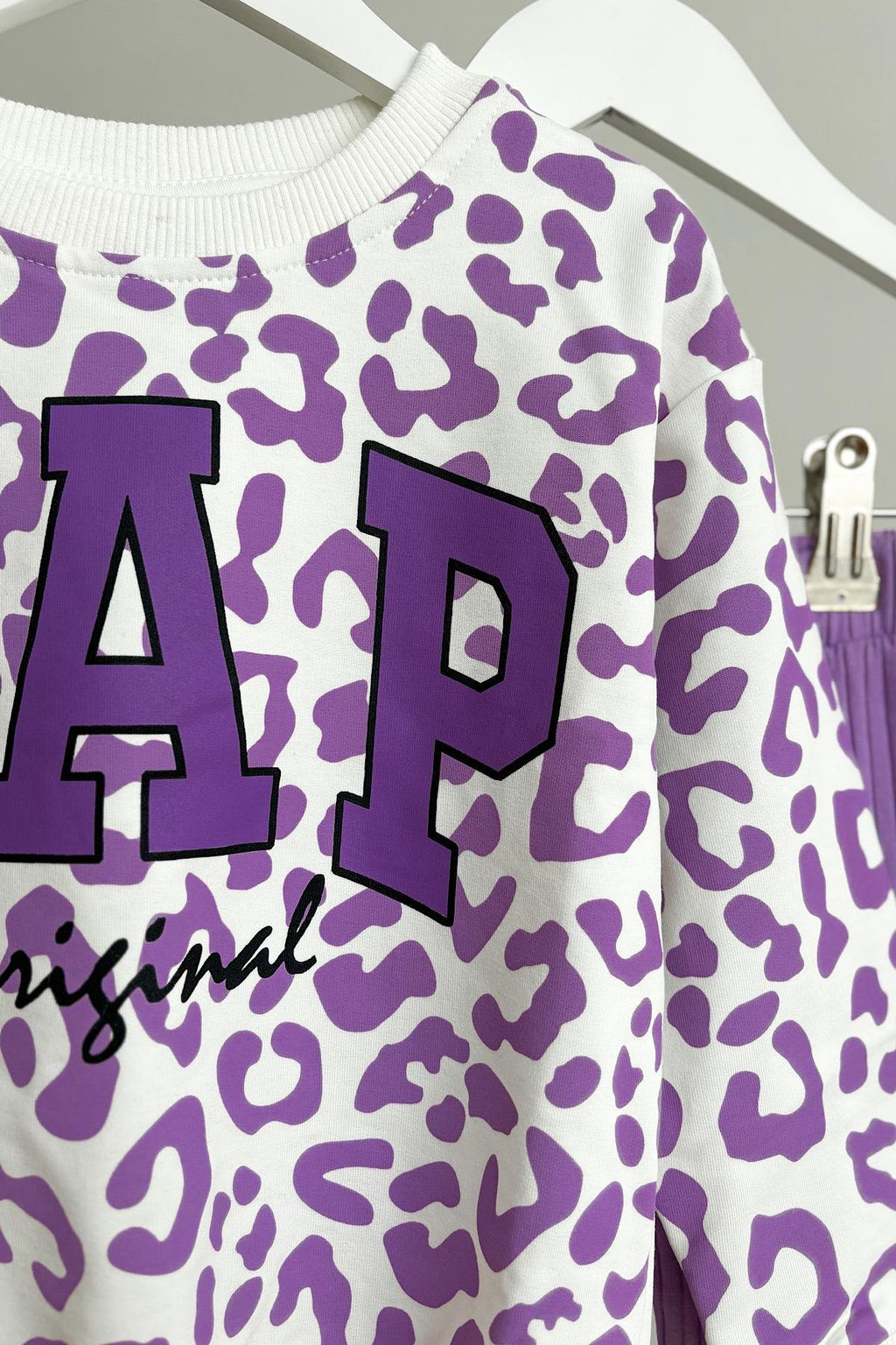 Kız Çocuk Gp Baskılı Sweatshirt Takım