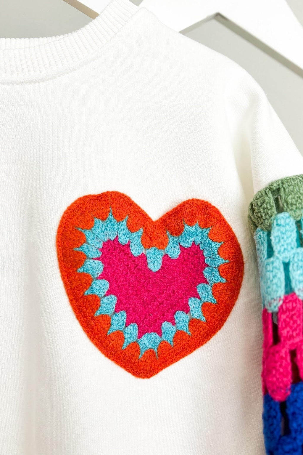 Kız Çocuk Motifli Sweatshirt Şardonlu Takım