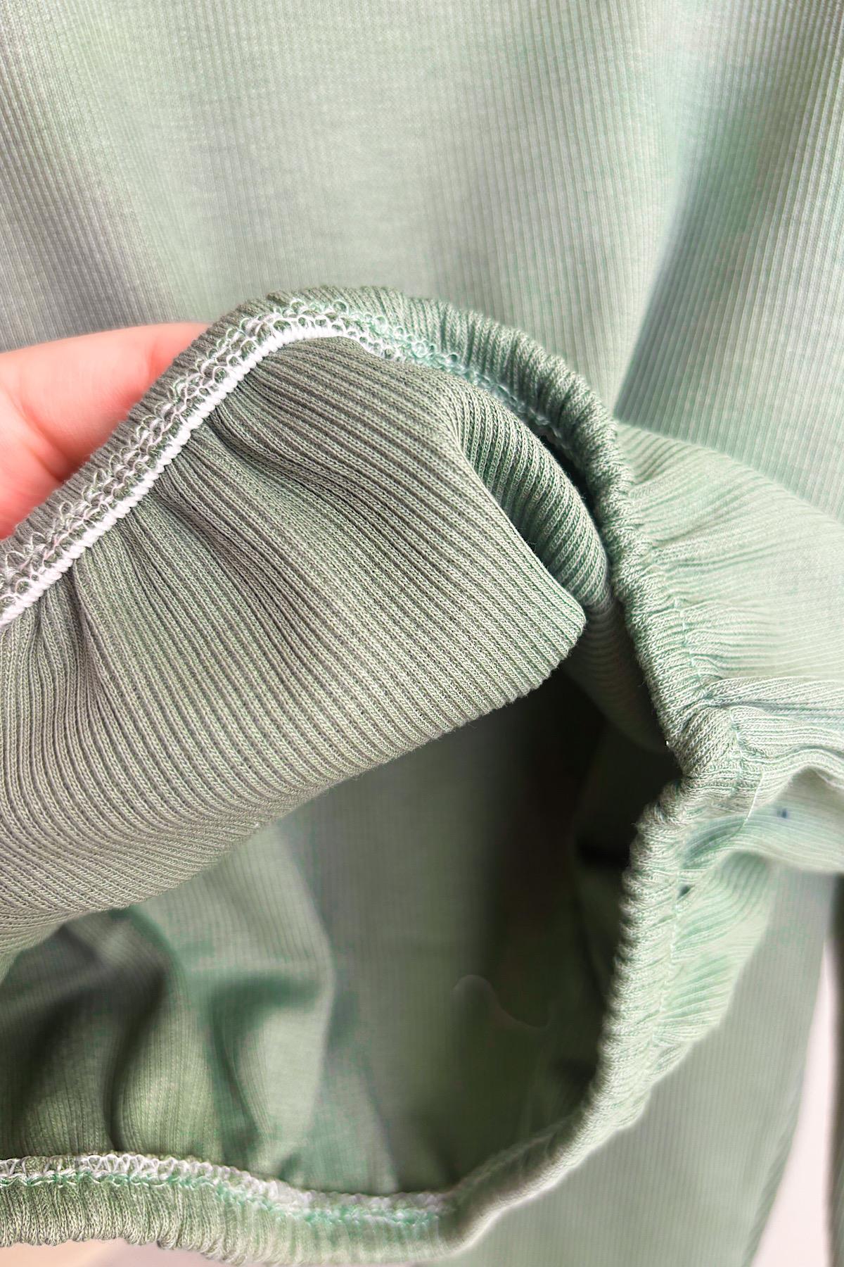 Kız Çocuk Örgü Yaka Kaşkorse Takım