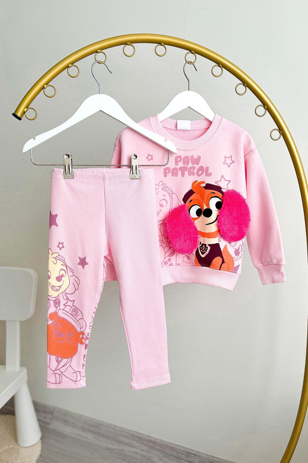 Kız Çocuk Paw Patrol Taytlı Takım