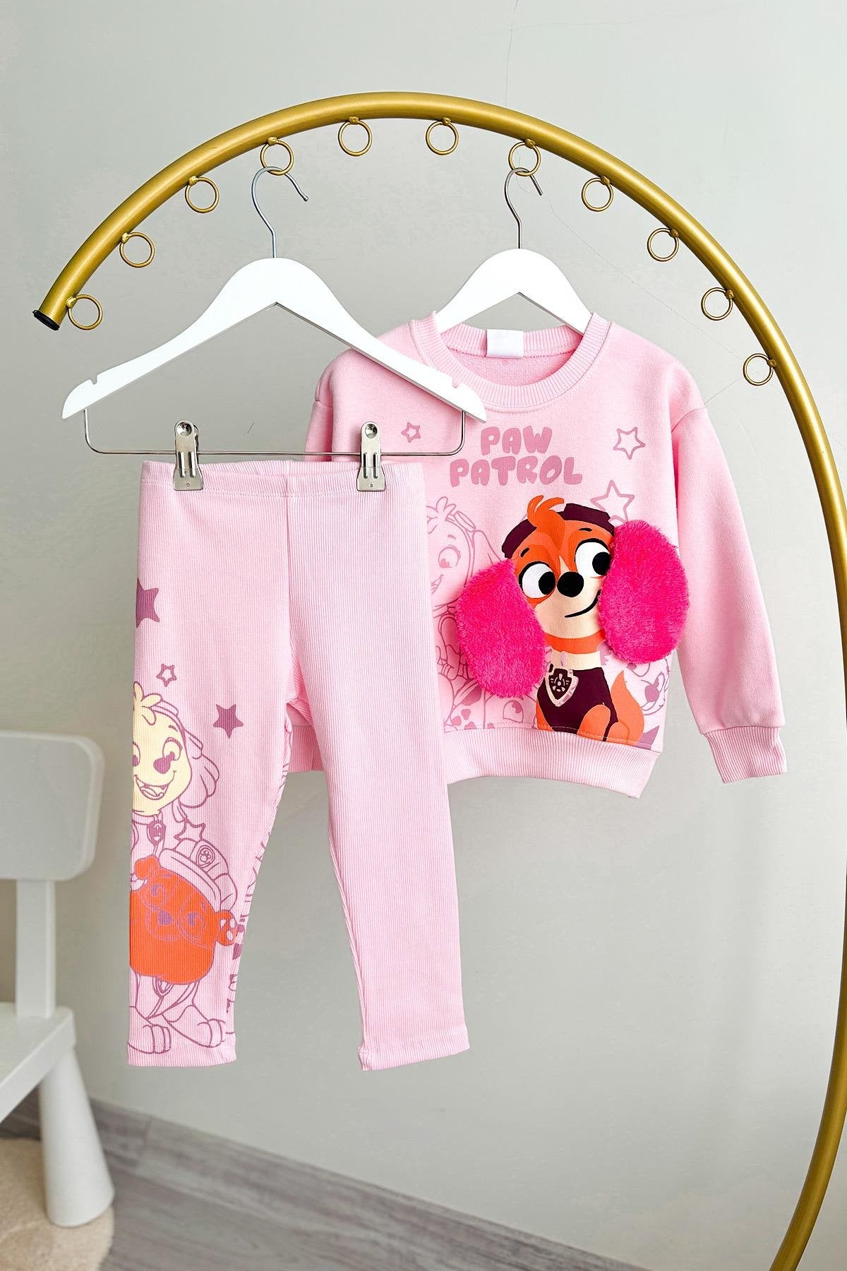 Kız Çocuk Paw Patrol Taytlı Takım