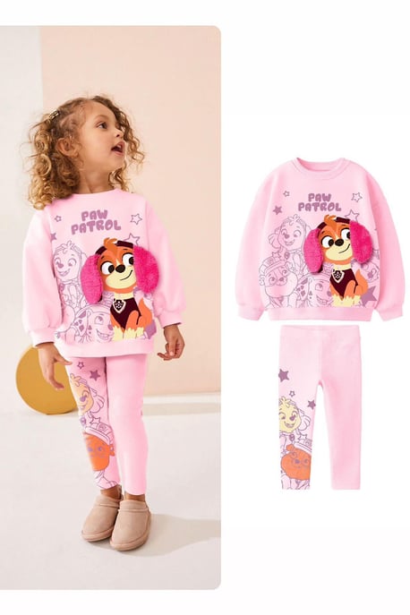 Kız Çocuk Paw Patrol Taytlı Takım