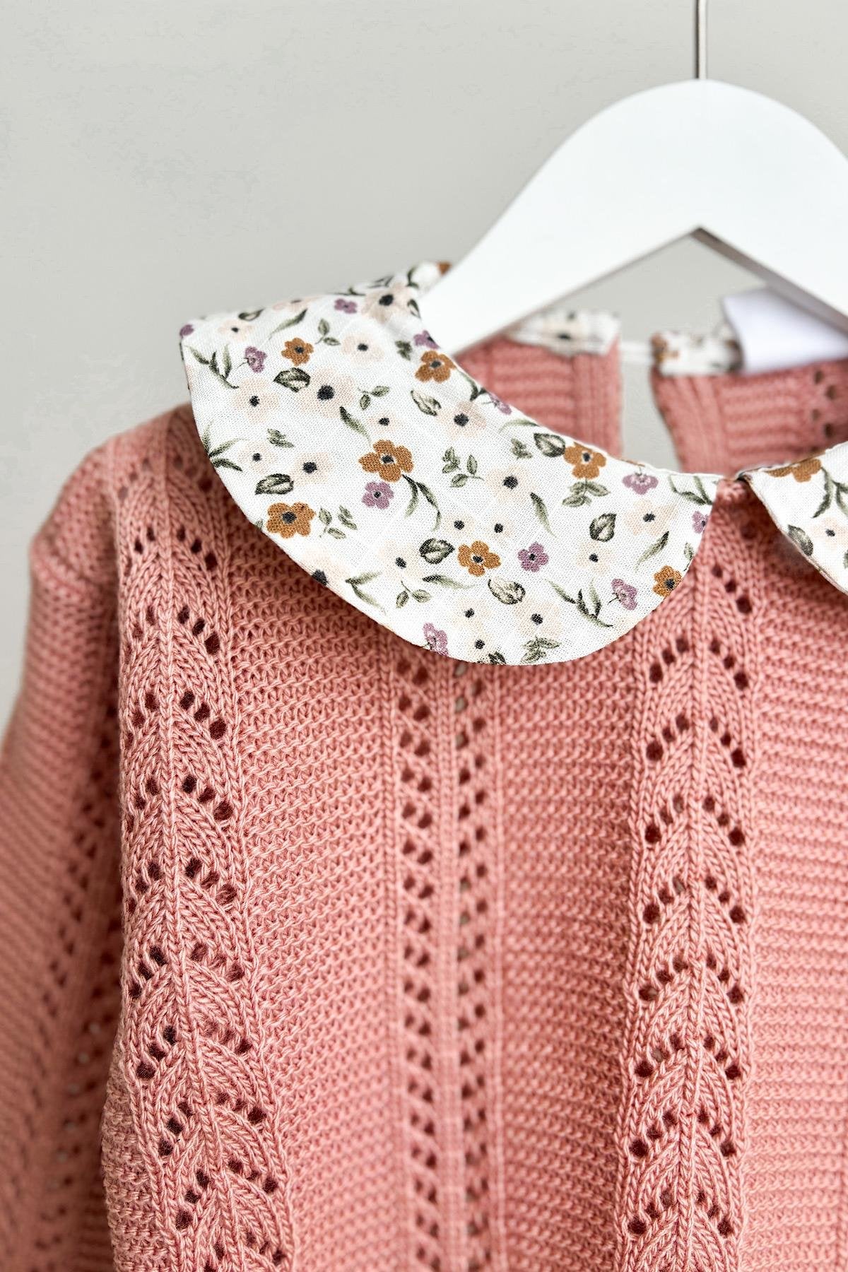 Kız Çocuk Triko Detay Elbise