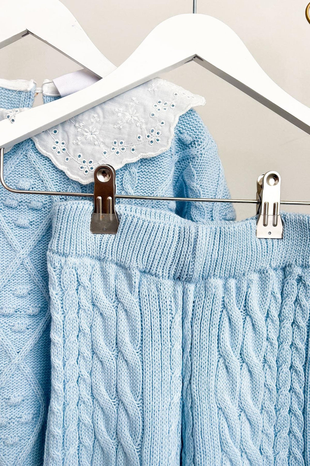 Kız Çocuk Fistolu Triko Takım