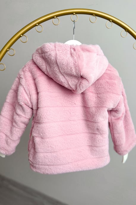 Kız Çocuk Kürk Mont