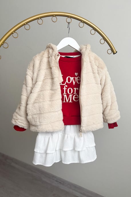 Kız Çocuk Kürk Mont