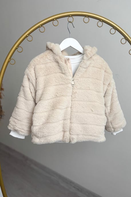 Kız Çocuk Kürk Mont