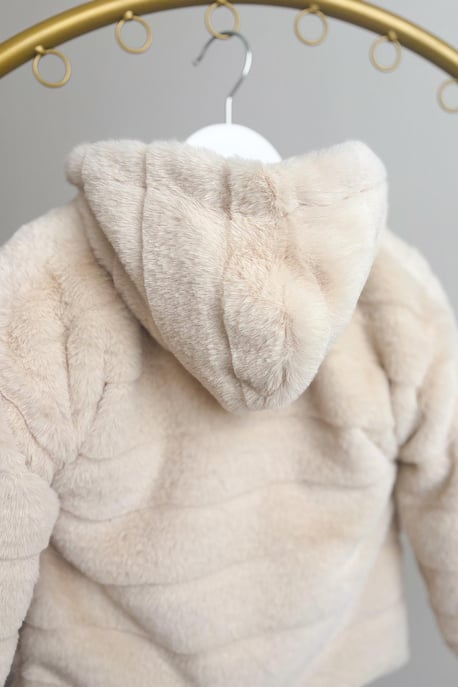 Kız Çocuk Kürk Mont