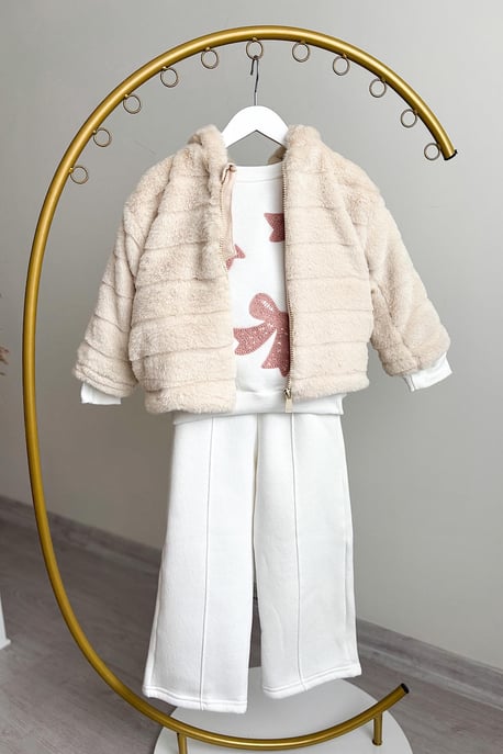 Kız Çocuk Kürk Mont