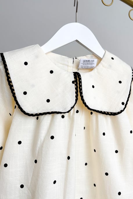 Kız Çocuk Güpürlü Dokuma Elbise