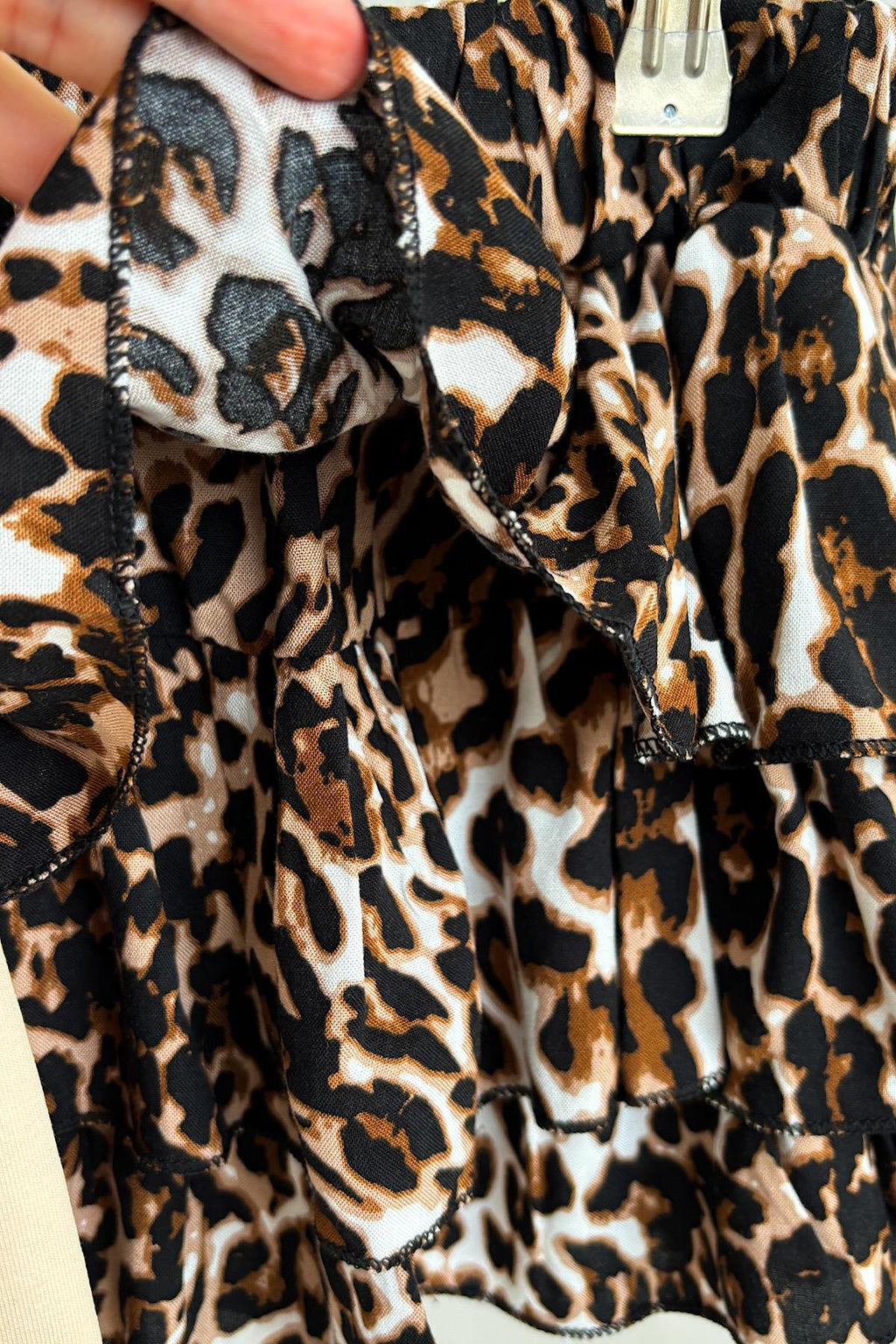 Kız Çocuk Leopar Etekli Takım