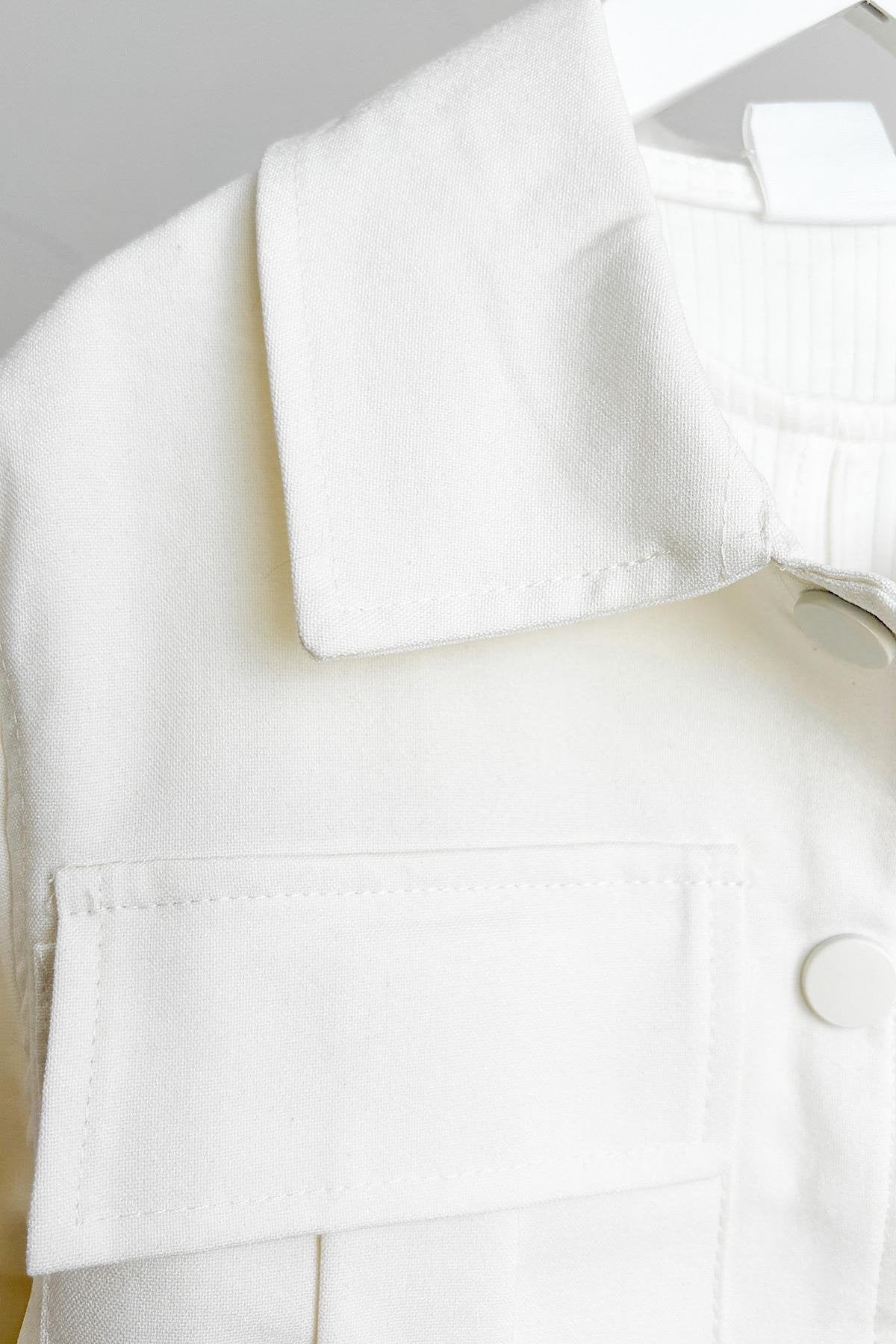 Kız Çocuk Astarlı Dokuma Ceket