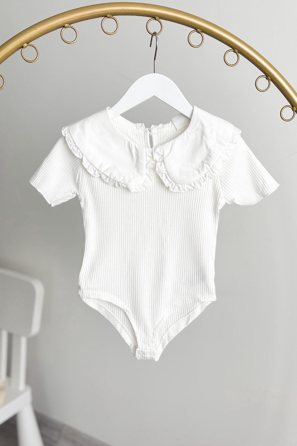 Kız Çocuk Bebe Yaka Fitilli Zıbın