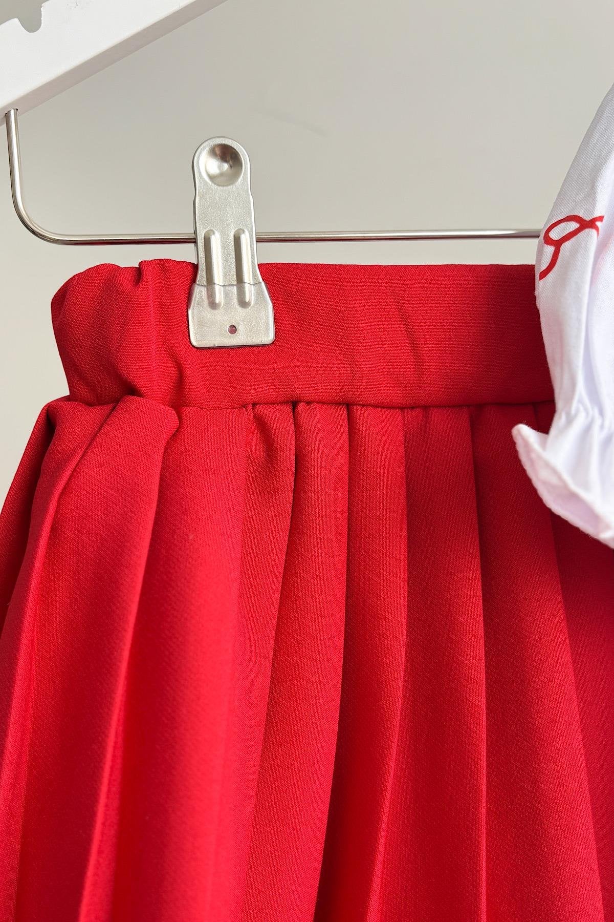 Kız Çocuk Fiyonklu Tütü Etek Takım