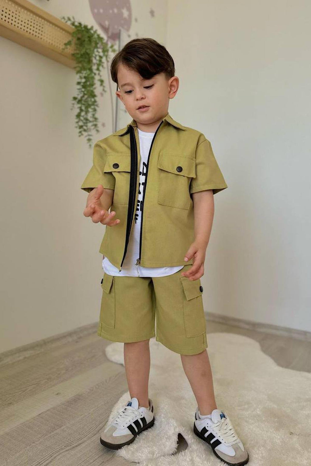 Erkek Çocuk 3’lü Gabardin Takım