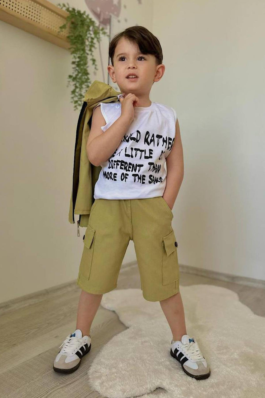 Erkek Çocuk 3’lü Gabardin Takım