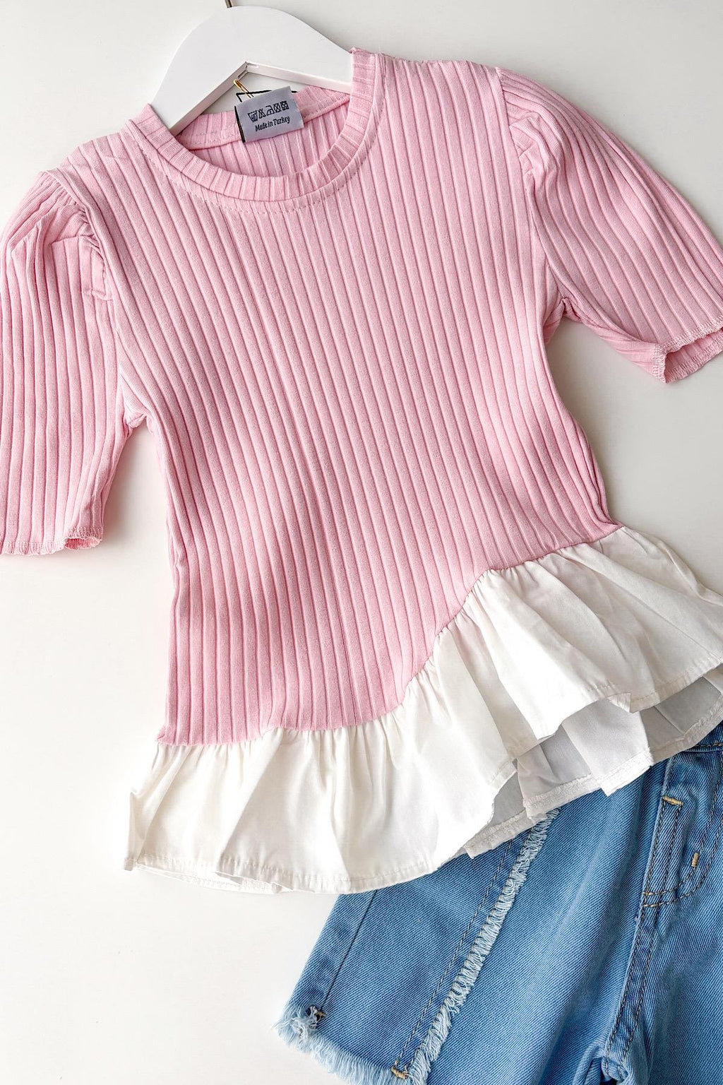 Kız Çocuk Bluz Şort Takım