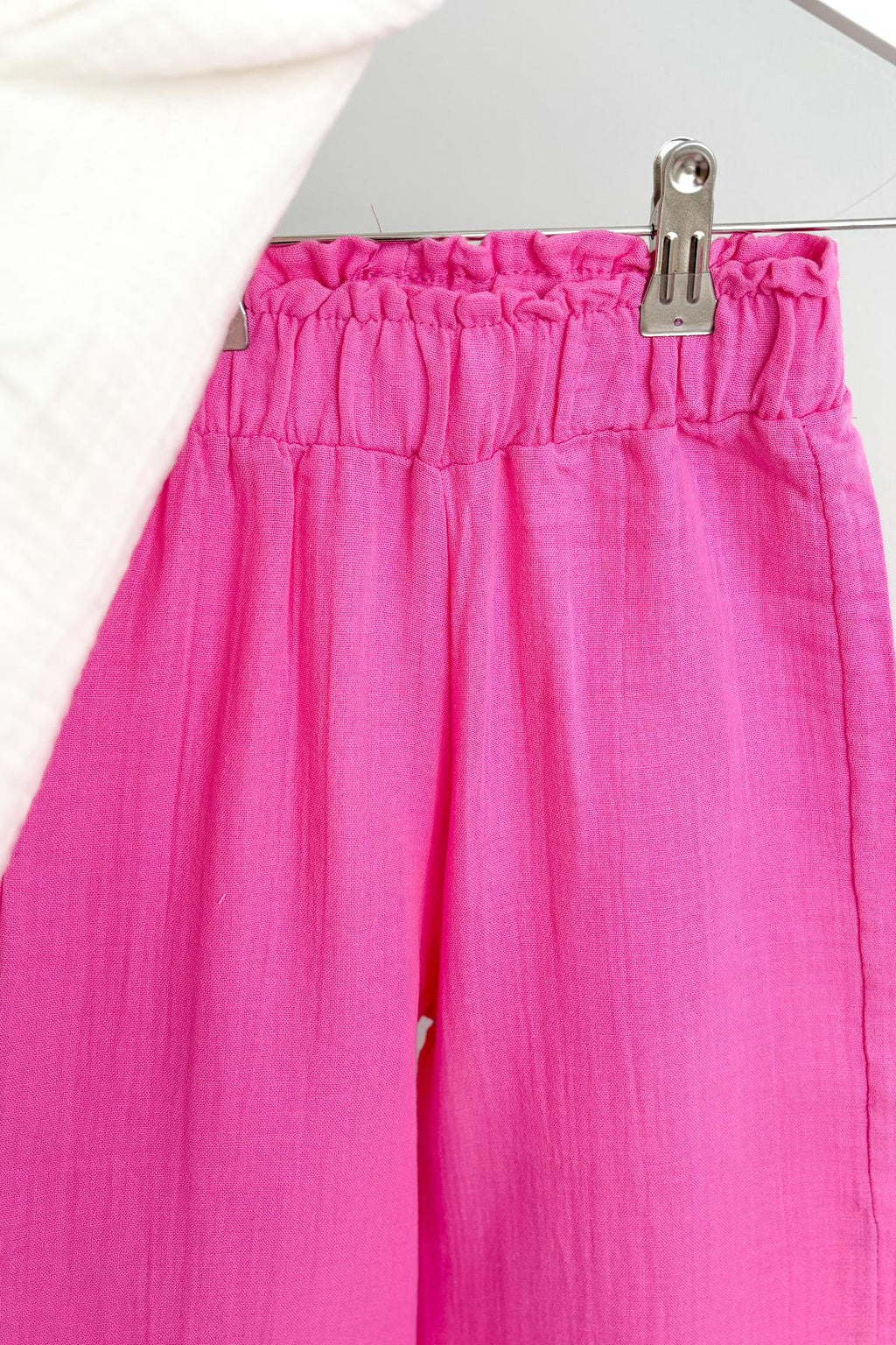 Kız Çocuk Örme Yaka Müslin Takım