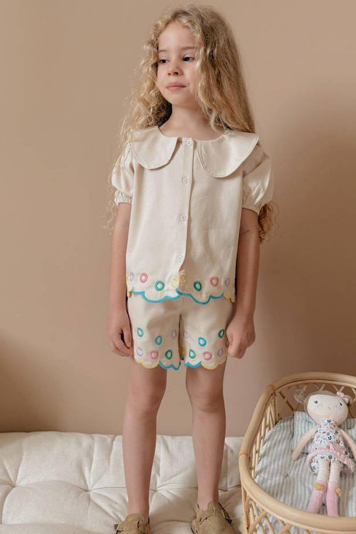 Kız Çocuk Gabardin Takım