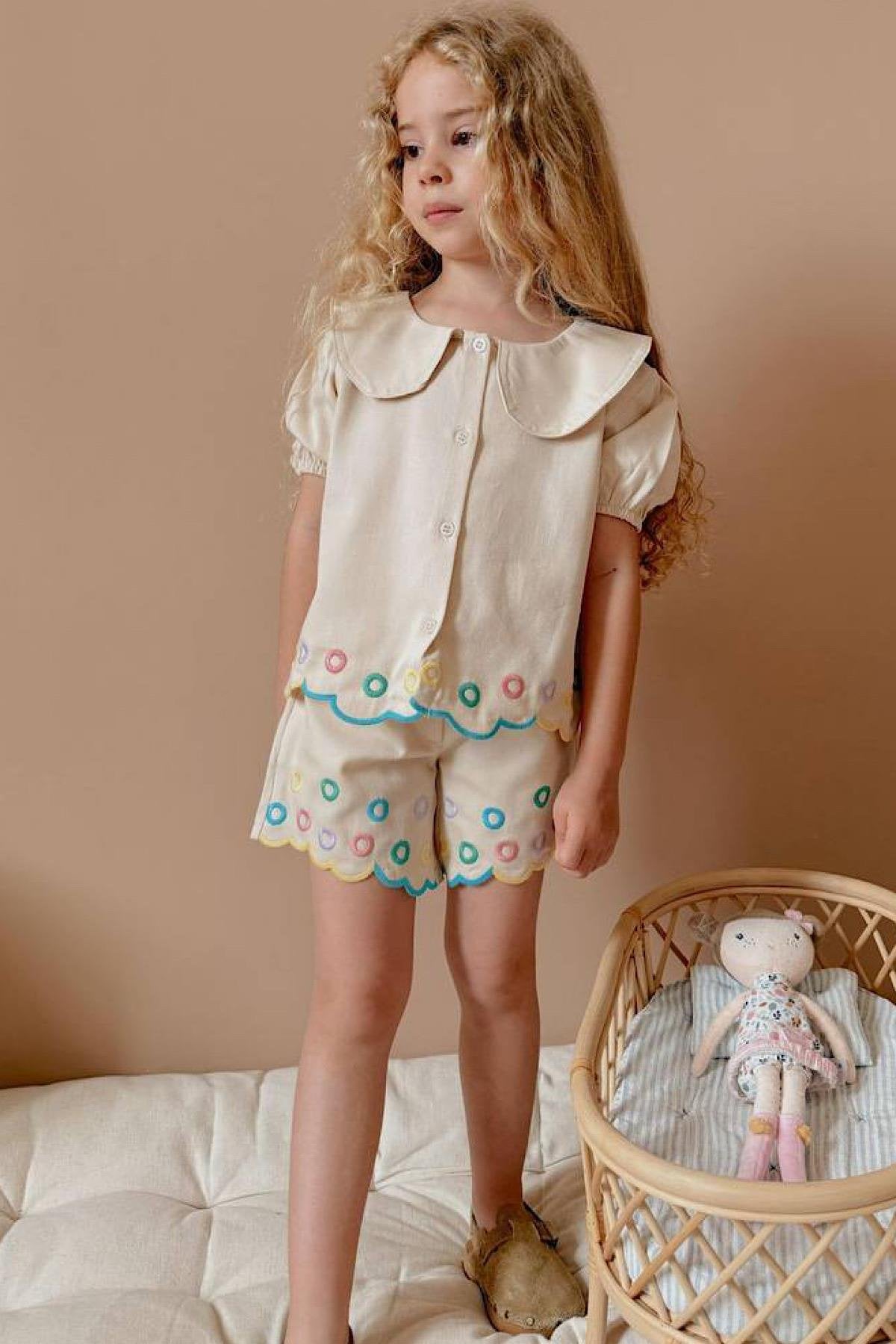 Kız Çocuk Gabardin Takım