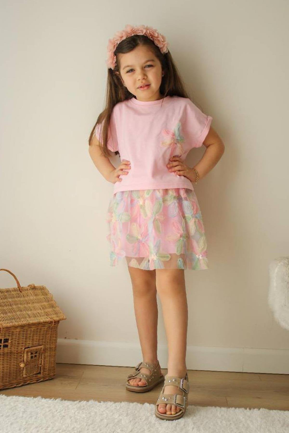 Kız Çocuk Zambak Detay Takım