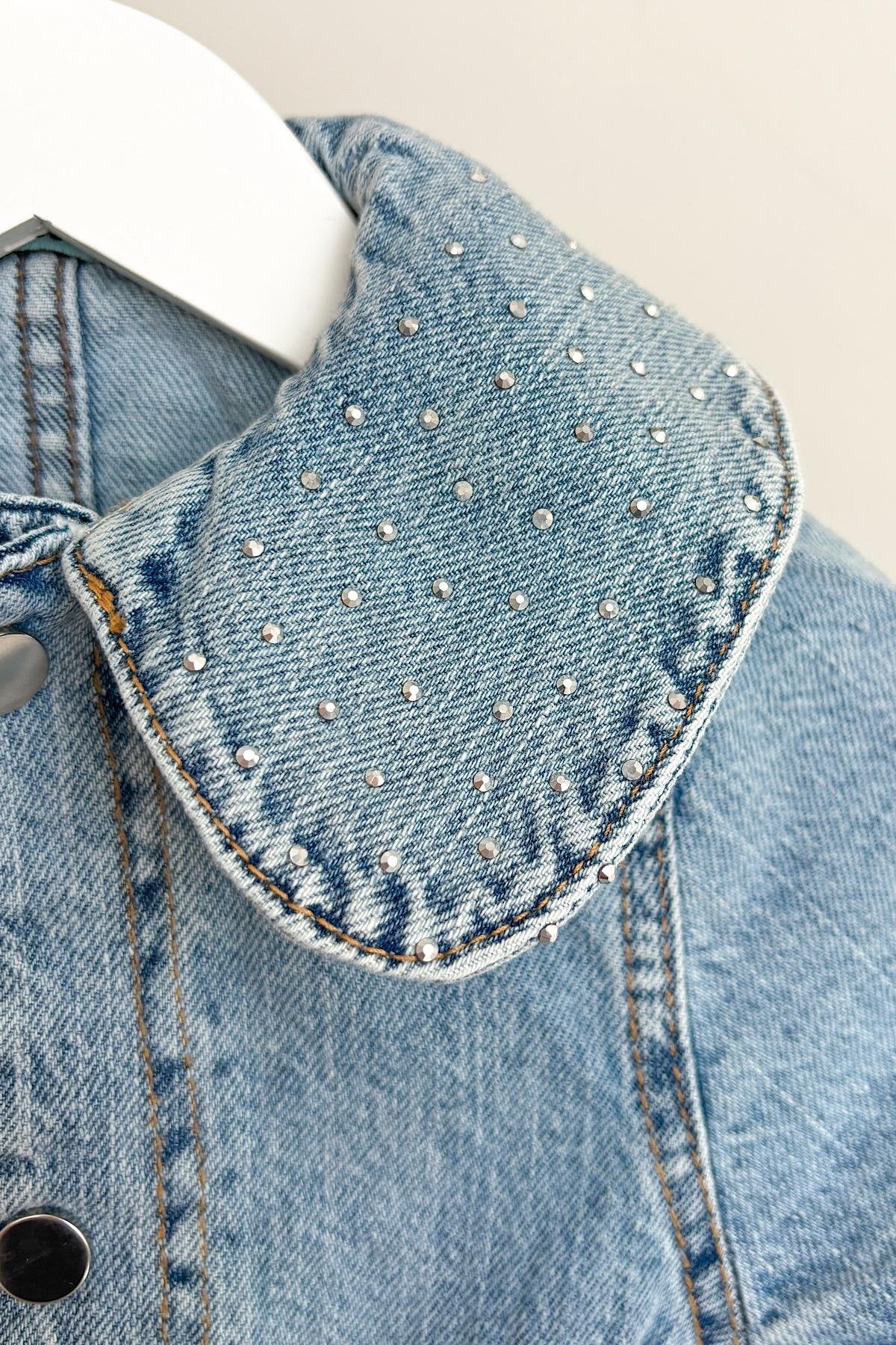 Kız Çocuk Taş Yaka Tulum